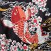 Floral Fish Poly-cotton Kimono