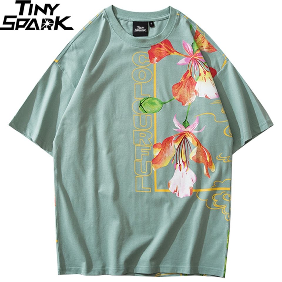 Hibiscus Happiness Cotton T-shirt