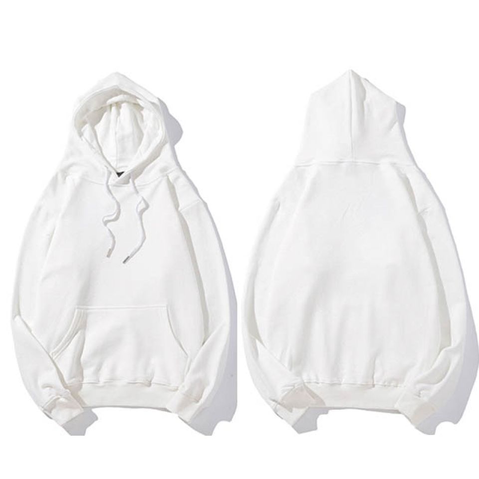Plain Poly-cotton Sweatshirt Hoodie