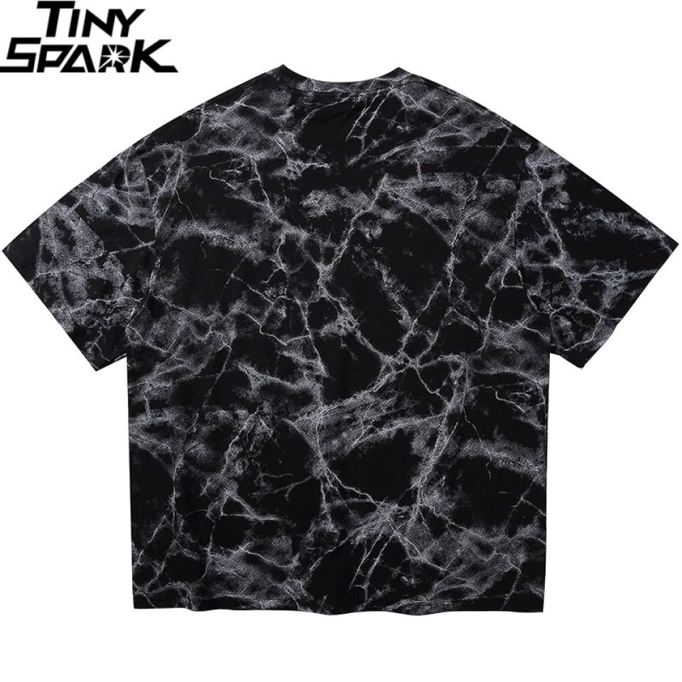 Cracked Print T-shirt