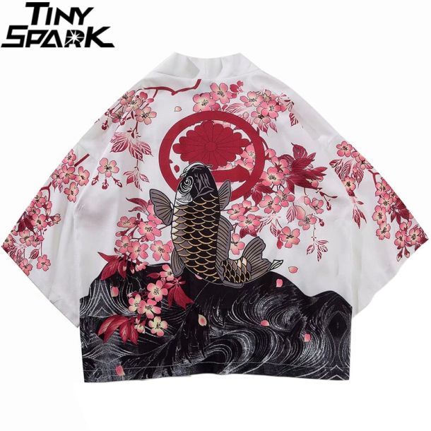 Fishy Cherryblossom Kimono