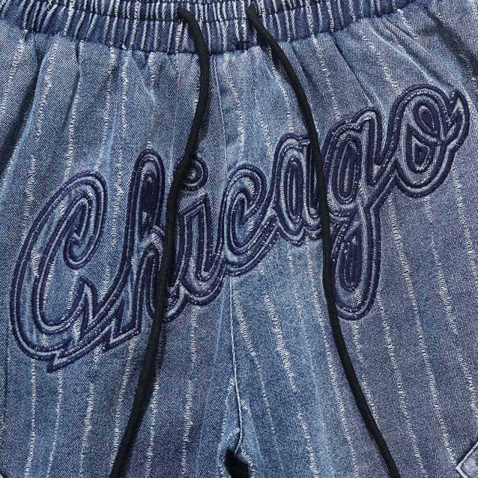 Front Print Chicago Short Pants