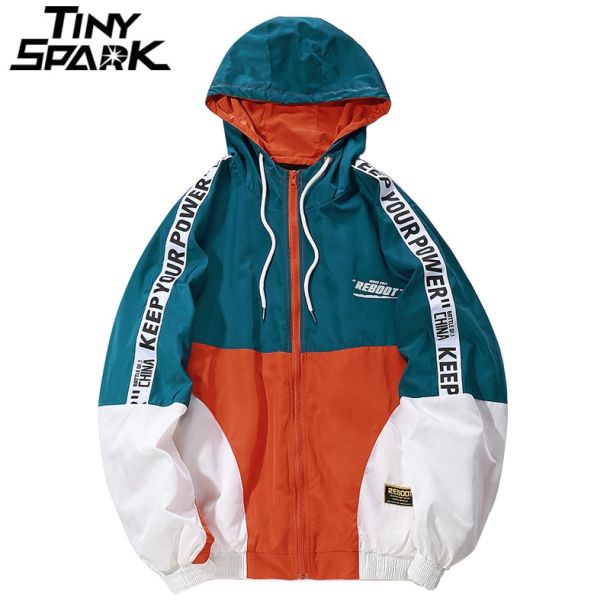 Color Block Sporty Jacket