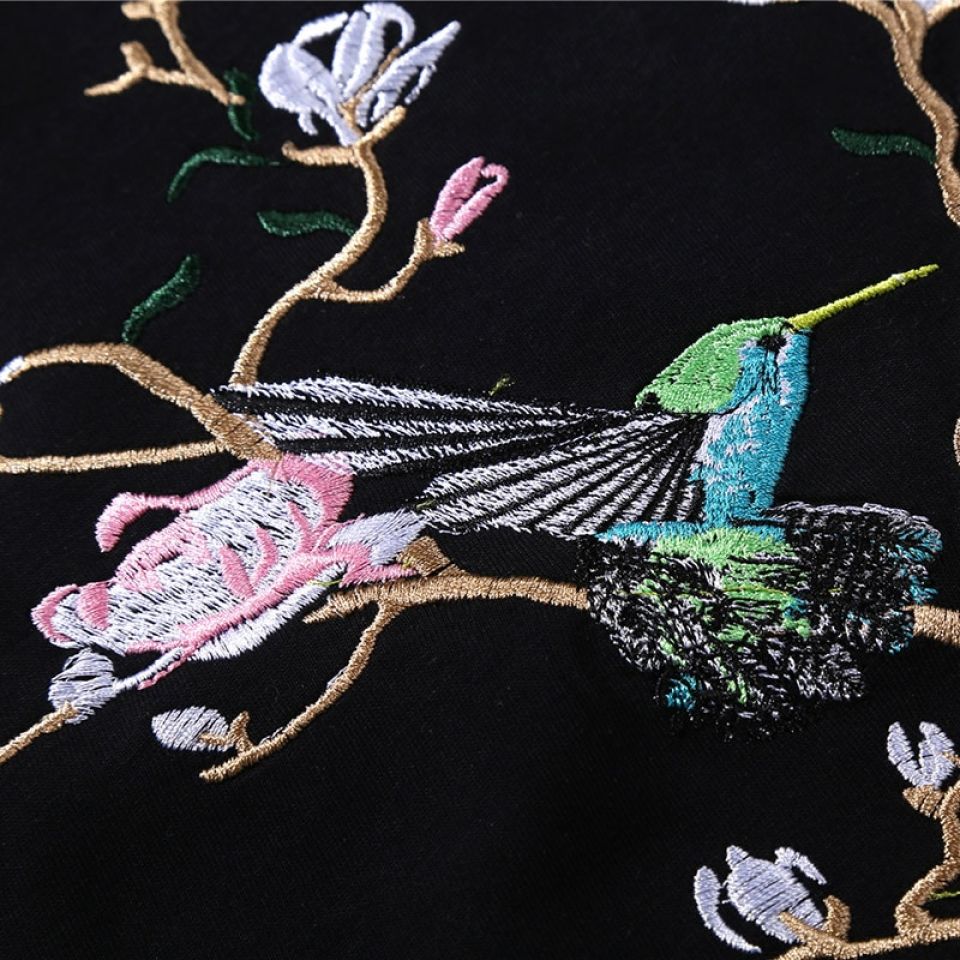 Hummingbird Happiness Cotton T-shirt