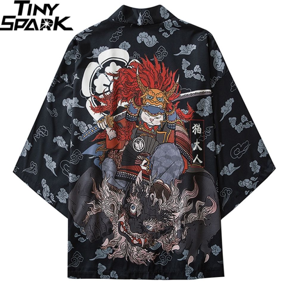 Anime Knight Rider Poly-cotton Kimono