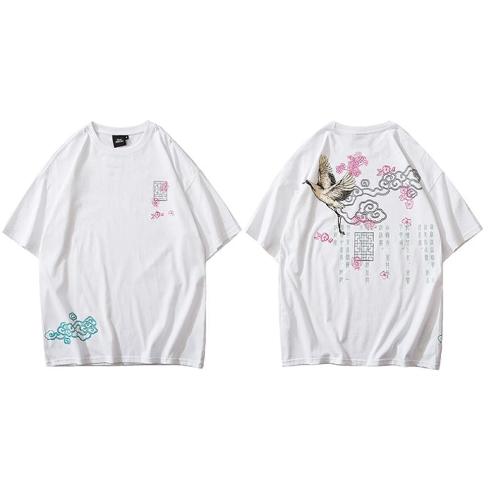 Crane Harajuku Cotton T-shirt
