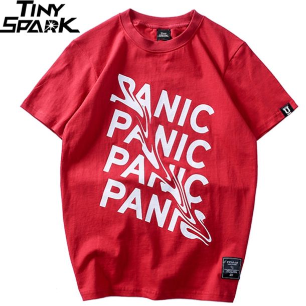 Panic Everywhere Cotton T-shirt