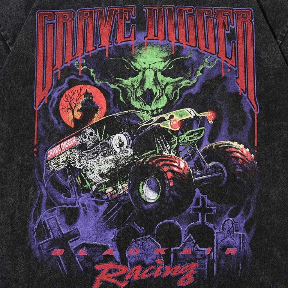 Grave Digger Washed Cotton T-shirt 11 Grave Digger Washed Cotton T-shirt H3a16bda38e604110abd8f42b323716b3R 00884214