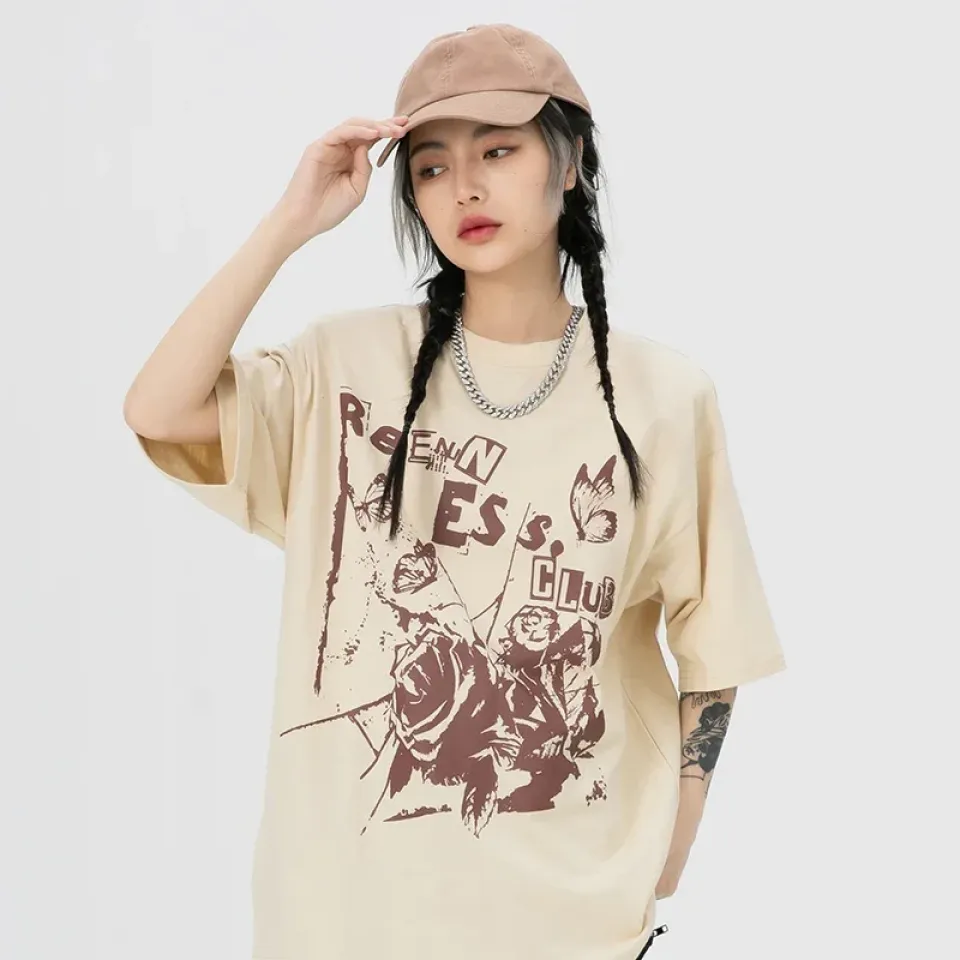 Rose Butterfly Graphic T-Shirt S57e102c43cf54ca0a893a47bb2411489r 00096869