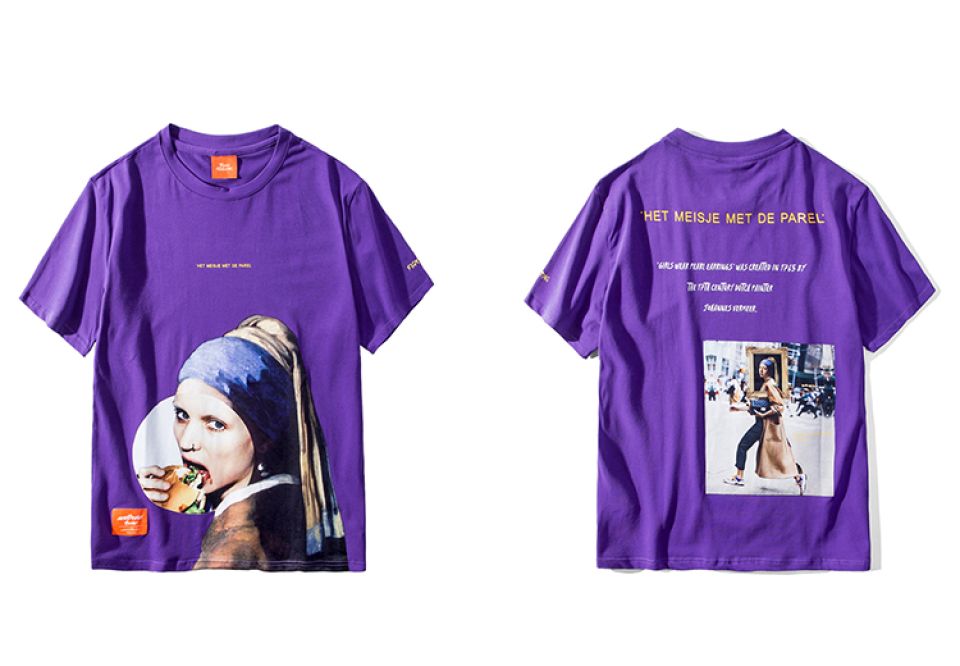 The 'Quirky' Girl With The Pearl Earring Tee HTB102AyLNTpK1RjSZR0q6zEwXXay 04a0afcb