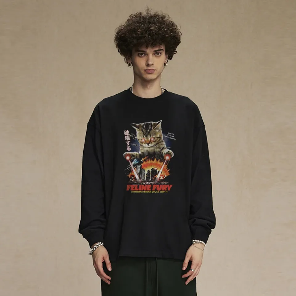 Feline Fury Cat Graphic Sweatshirt S78b7393caa1a42868af520ffc31cde85g 04e5e61e