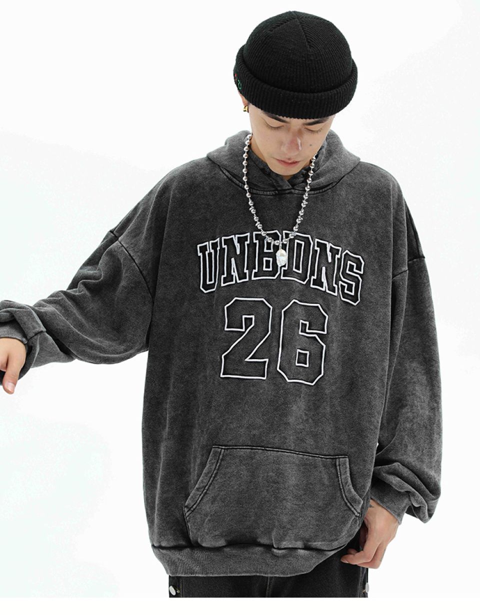 Acid Washed Oversized Sweatshirt