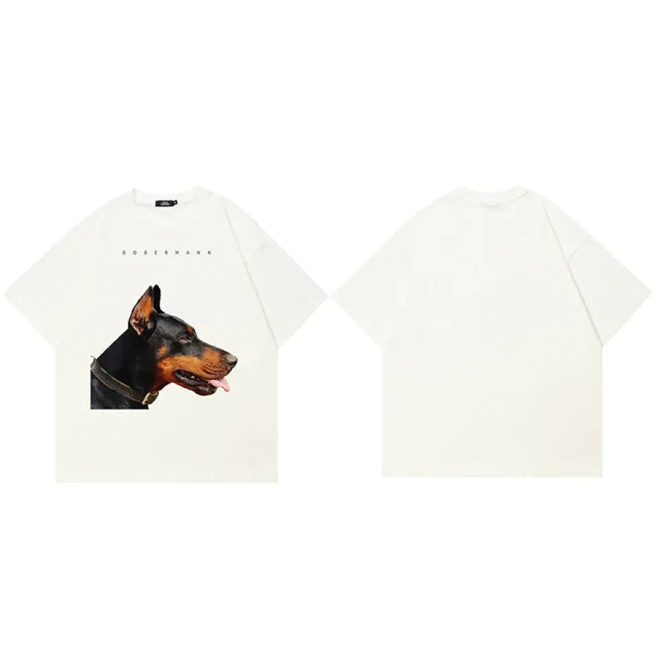 Doberman Animal Graphic Casual White Tshirt See2b6433270d43c7b6c2a053afe871e7k 06aaa84f
