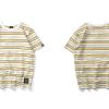 Horizontal Striped Cotton T-shirt HTB1VxZsqSBYBeNjy0Feq6znmFXaS 087670b9