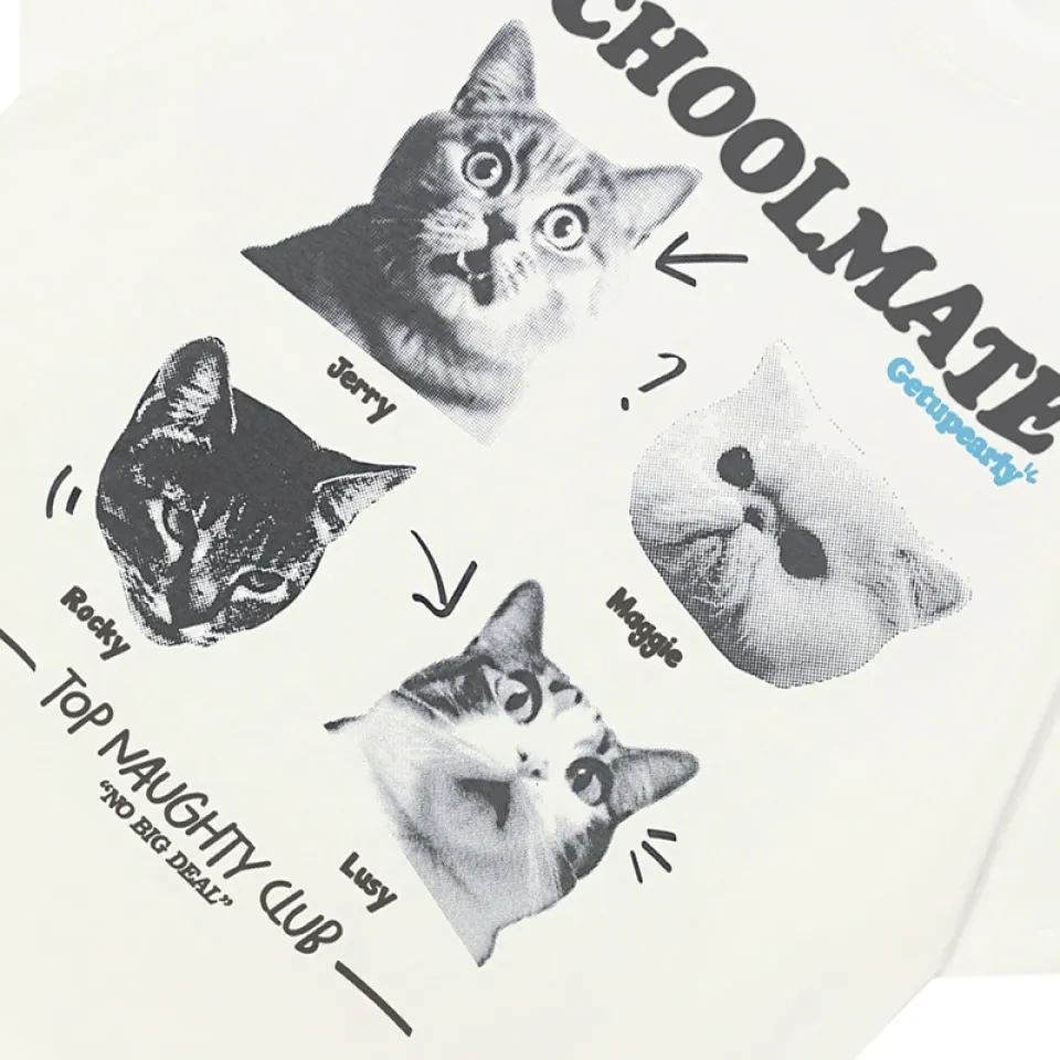 Schoolmate Cat Lineup Graphic T-Shirt S6795205dd8664fb5add75dc875a09864j 08bd3b0f
