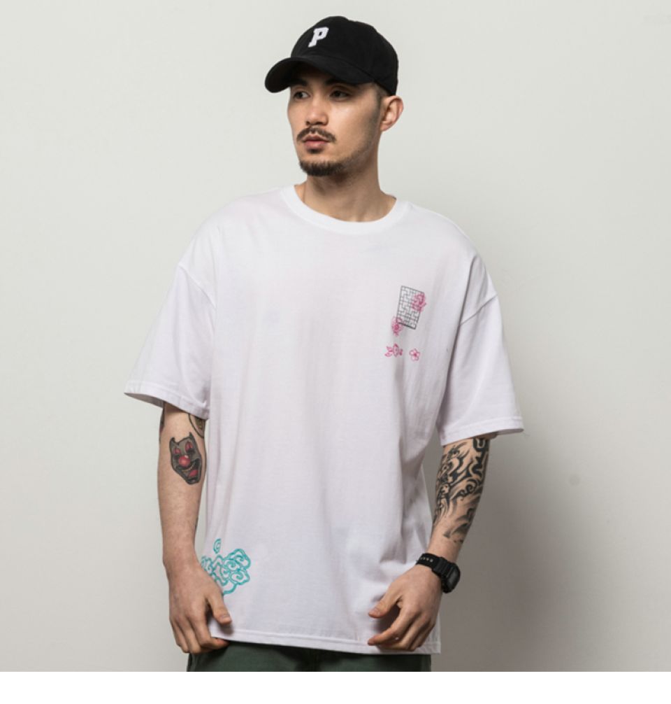 Crane Harajuku Cotton T-shirt H025c9deda0a24447becffc6af29ddee0W 0ac69d29