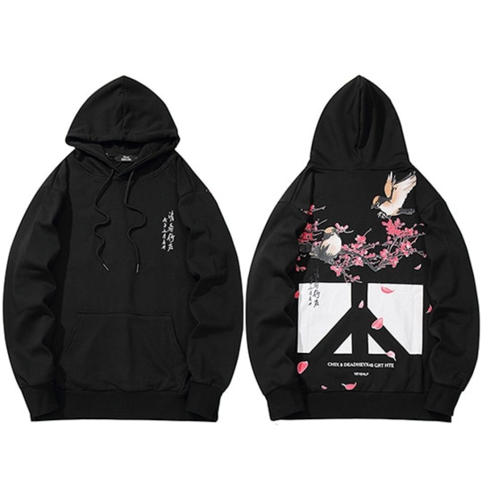 Cherry Blossom Peace Sign Sweatshirt Hoodie H2db8481e3d9943c2a61ff400ffcb91e95 0a838ea1