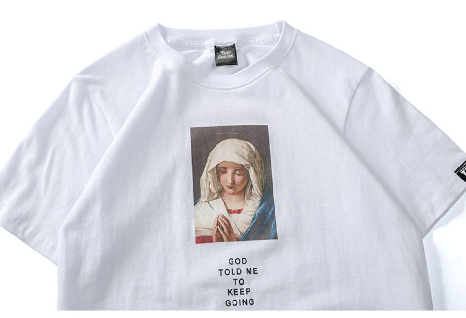 Virgin Mary Cotton T-shirt HTB1lqOEbdknBKNjSZKPq6x6OFXab 0a059446