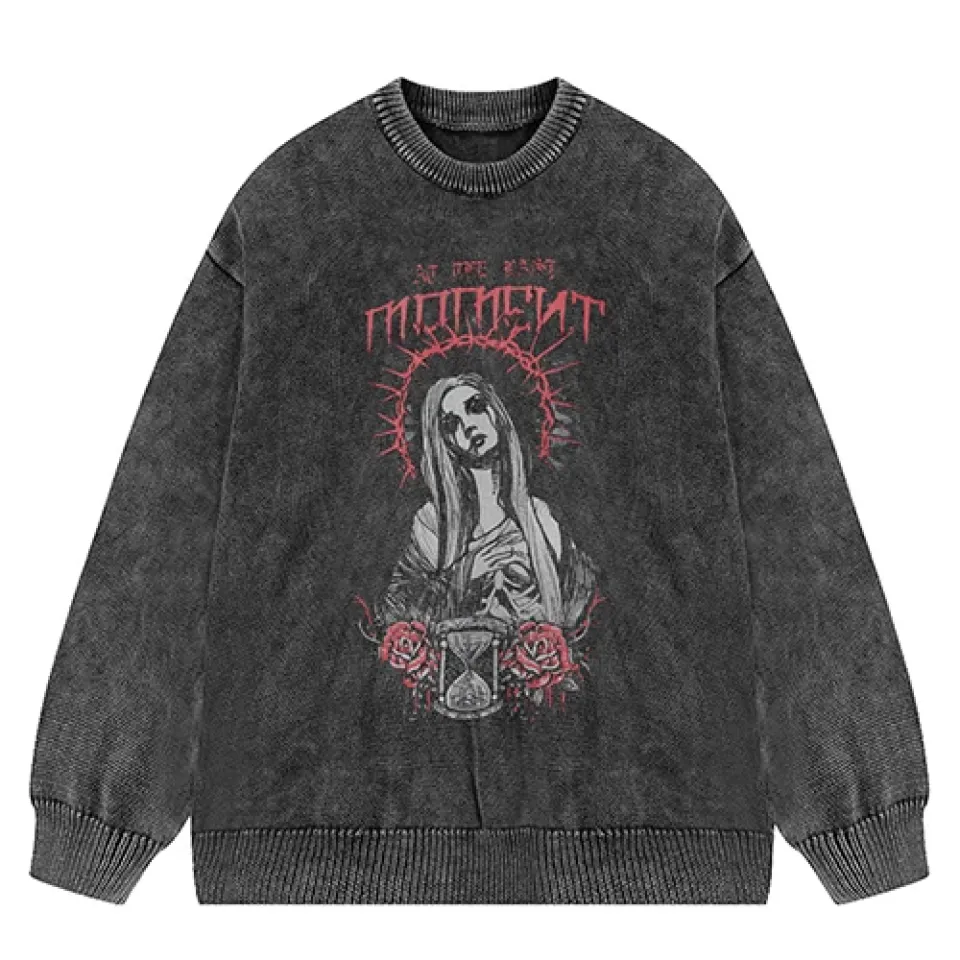 Rose God Graphic Knitted Sweater Scb398e336a6e4f9fbfc57584cf39122ex 0aa16ecb