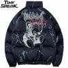 Confused Bear Print Padded Parka Jacket tiny spark hurt bear print padded parka jacket 1 0cb67329