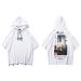 Street Style Half-sleeves Poly Cotton Hoodie