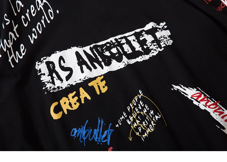 Summer Scribble Cotton T-shirt H7266358cc4ce4fd9a3031f57f44483afo 0f62906b