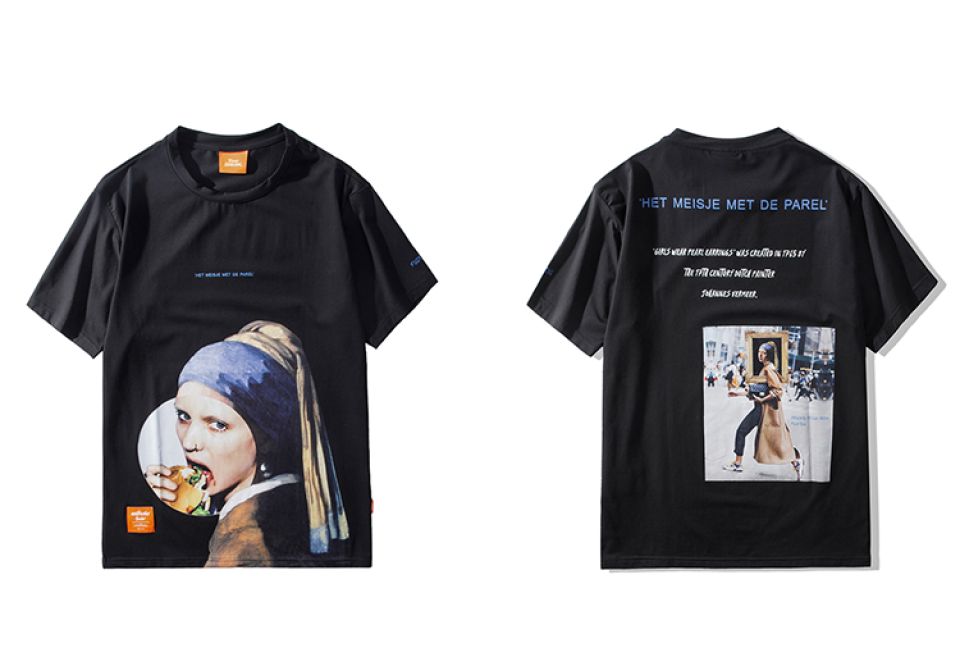 The 'Quirky' Girl With The Pearl Earring Tee HTB13IoILMHqK1RjSZFkq6x.WFXaj 0f119ae5