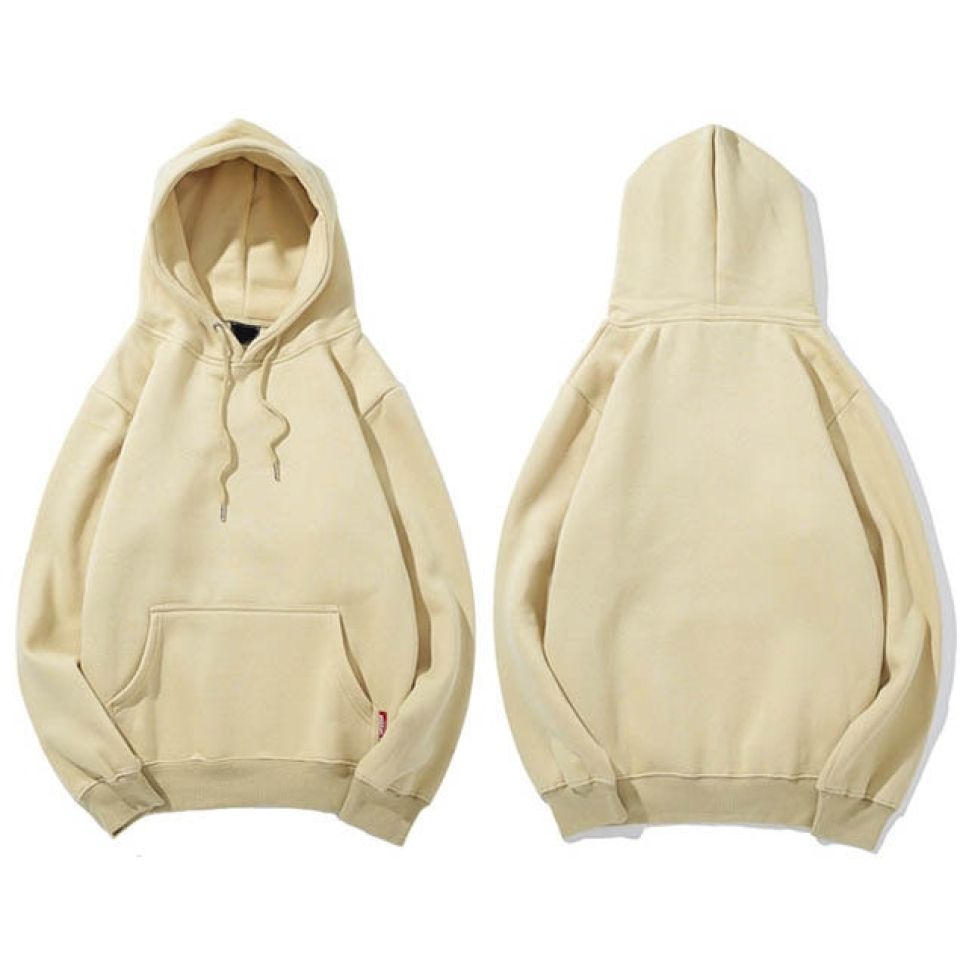 Solid Colored Sweatshirt Hoodie