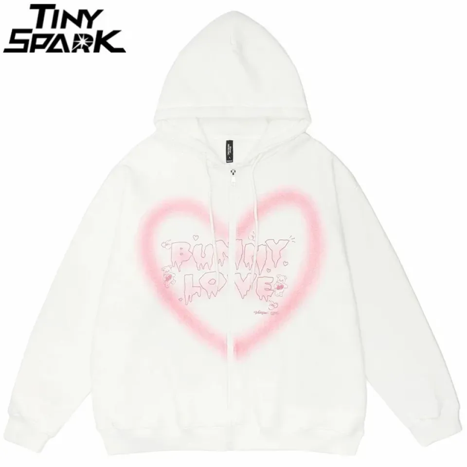 Blue Heart Bunny Love Zip-Up Hoodie Sb09db3c5900d4e60b312ec4d1c99c920e 104a6164