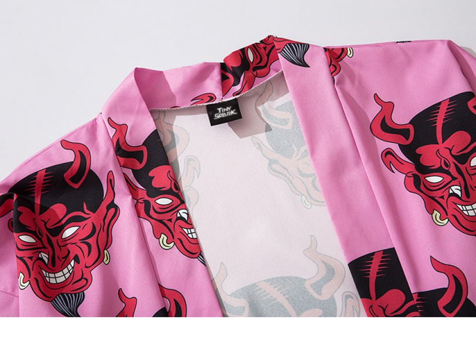 Devil Wears Pink Poly-cotton Kimono H2ae82fb2fefd456bb366bd4d021449f5W 12a968e3