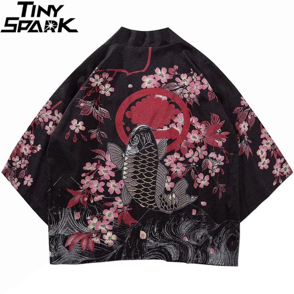 Fishy Cherryblossom Kimono 5 Fishy Cherryblossom Kimono H47b6072ec122477bb08a35fdcf500198A 14b6c8e9