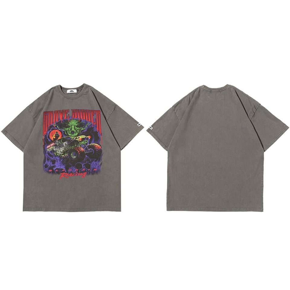 Grave Digger Washed Cotton T-shirt 13 Grave Digger Washed Cotton T-shirt H915bbbe4e4c3448c9704e880ea5ef547a 14154413