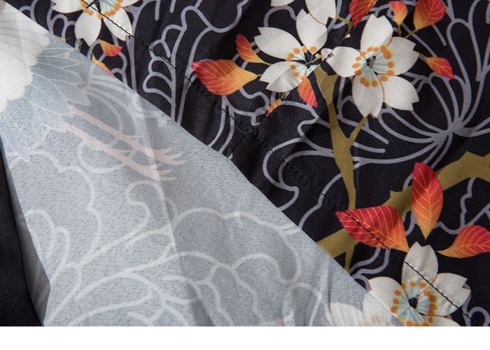Heron With The Rising Sun Poly-cotton Kimono Hce2f5858ae4e41a6b5173a0862f45f42v 148dbec8