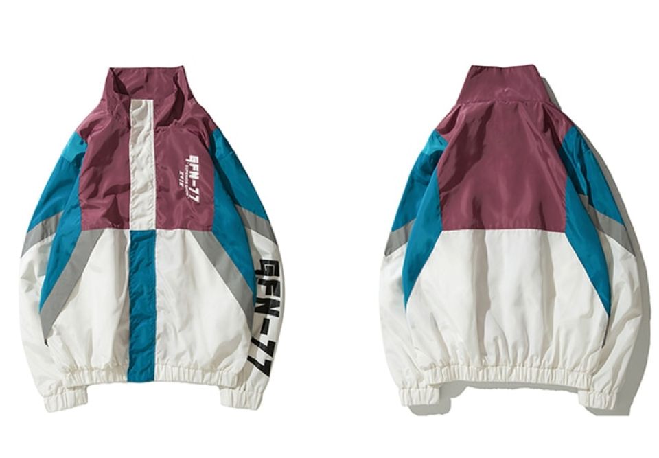 High Neck Multicolor Bomber Jacket HTB1GM5IDgaTBuNjSszfq6xgfpXaN 176c39eb