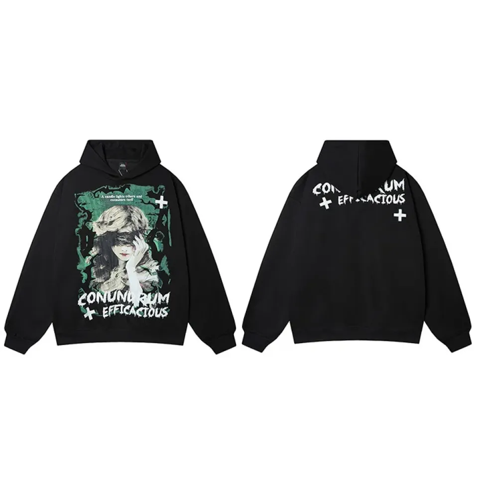 Grunge Blindfolded Girl Graphic Hoodie Sdb6ba7977e374e2ab184f2df490a91f2H 17ab053e