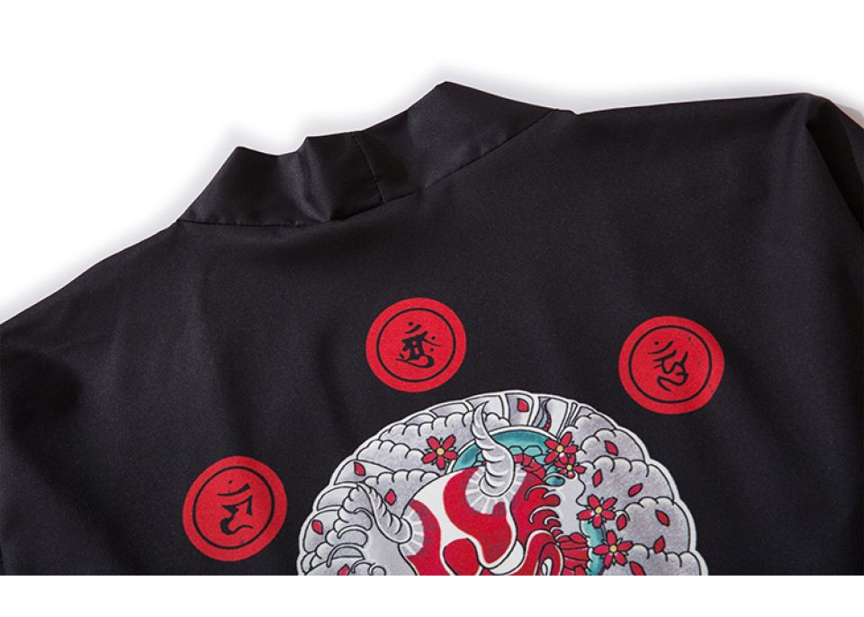 Burning Devil Smirk Poly-cotton Kimono H9938b4d49339473180c3c4d3c1704dc2f 18e59c17