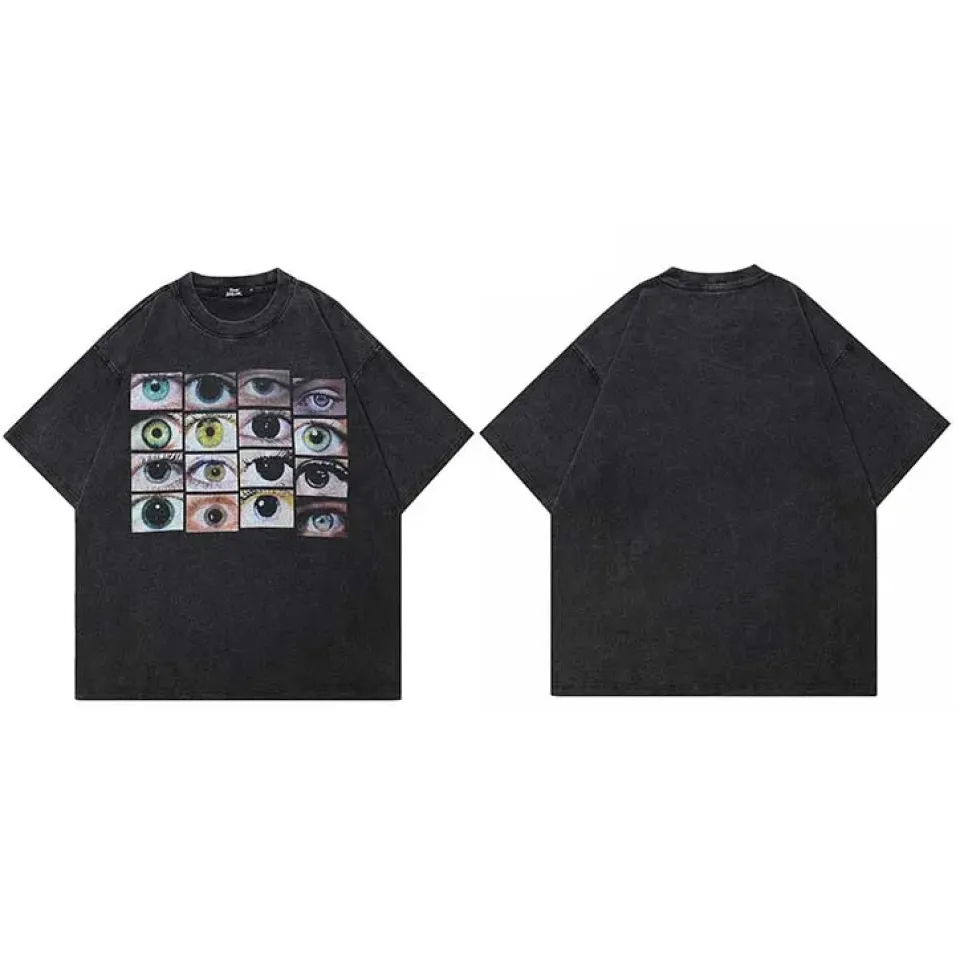 Bold Graphic Eyes World T-Shirt S18b09f0325fe40539b3ac966ad51c344W 18e0778c