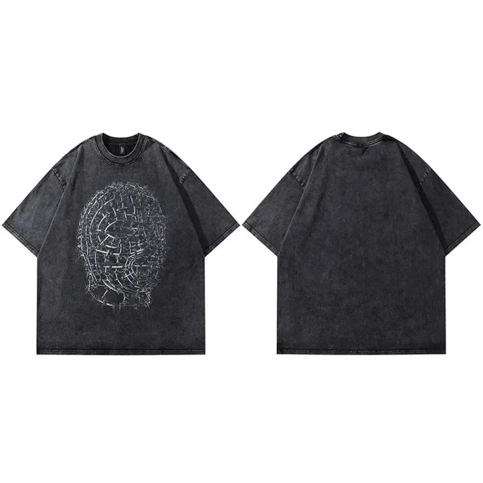Faded Black Spiny Mask T-Shirt S5261de95ea4d4392910091fd88c047f3g 182a7463