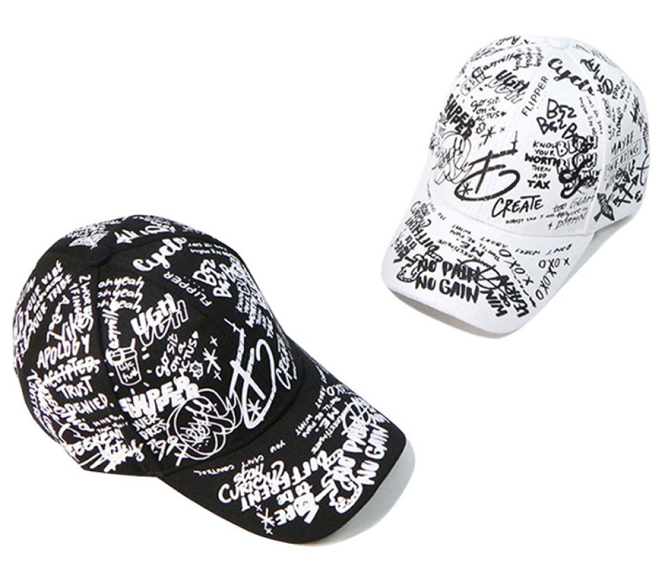 Graffiti Print Cap He6f6a4cd5ded425ca21c5a085fea72528 19f5bc12