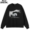 Abstract Text Graphic Sweatshirt S89878b03cf824701bab716ea4c8a5295Q 19b3d932