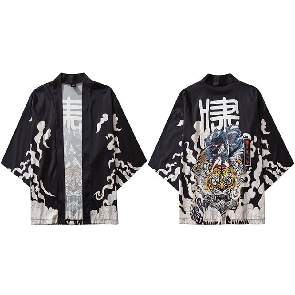 Samurai Tiger Poly-cotton Kimono H1aaaff5eb7d04c449ffef0fa2daa9998P 1a82eb29