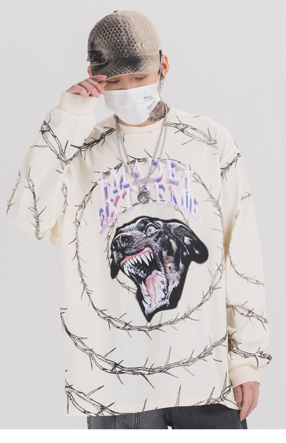 Made Extreme Sweatshirt: Fearless Attire H3bb71ac2fd204890a1f89f58b3bb88acV 1be37b34