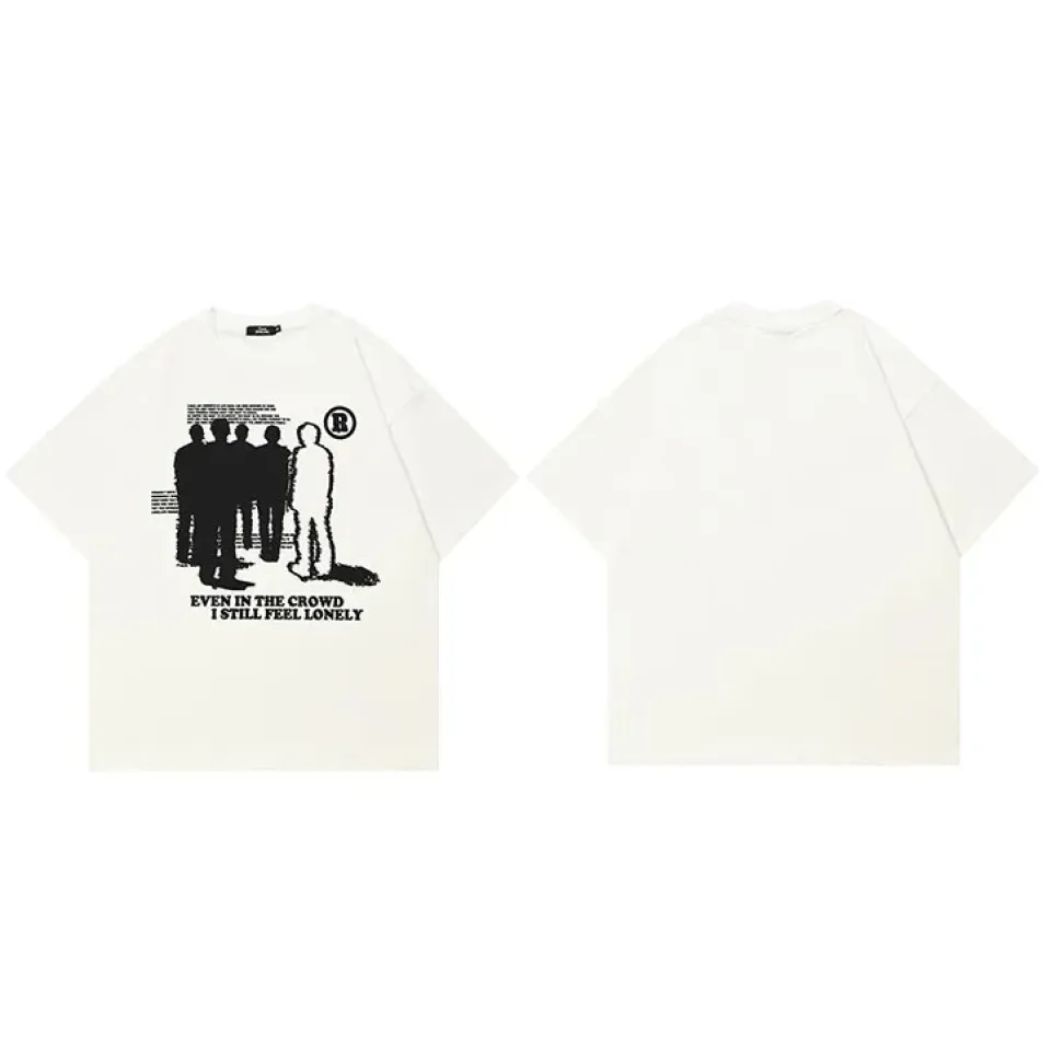 Shadow Graphic Casual Beige White Tshirt 8 Shadow Graphic Casual Beige White Tshirt S1d05c2864b154c2b9e89c718663ea118E 2 1ccea0d4