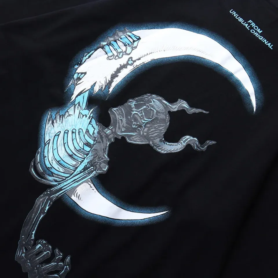 Oversized Lightning Skull T-Shirt S62ea41c31a8047498177482407cf1105q 1ddac929