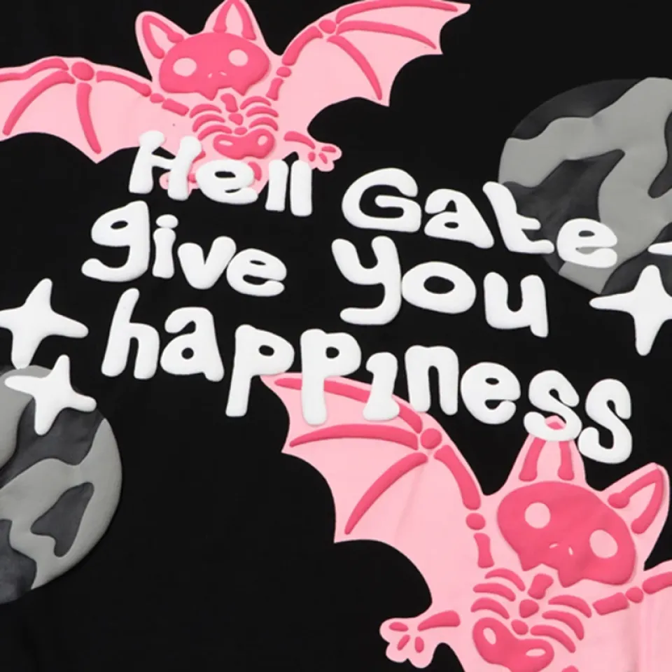 Bat Skeleton Hell Gate Print T-Shirt S63e29bb265614f928da3de7c5552d9cdn 1f3d6532