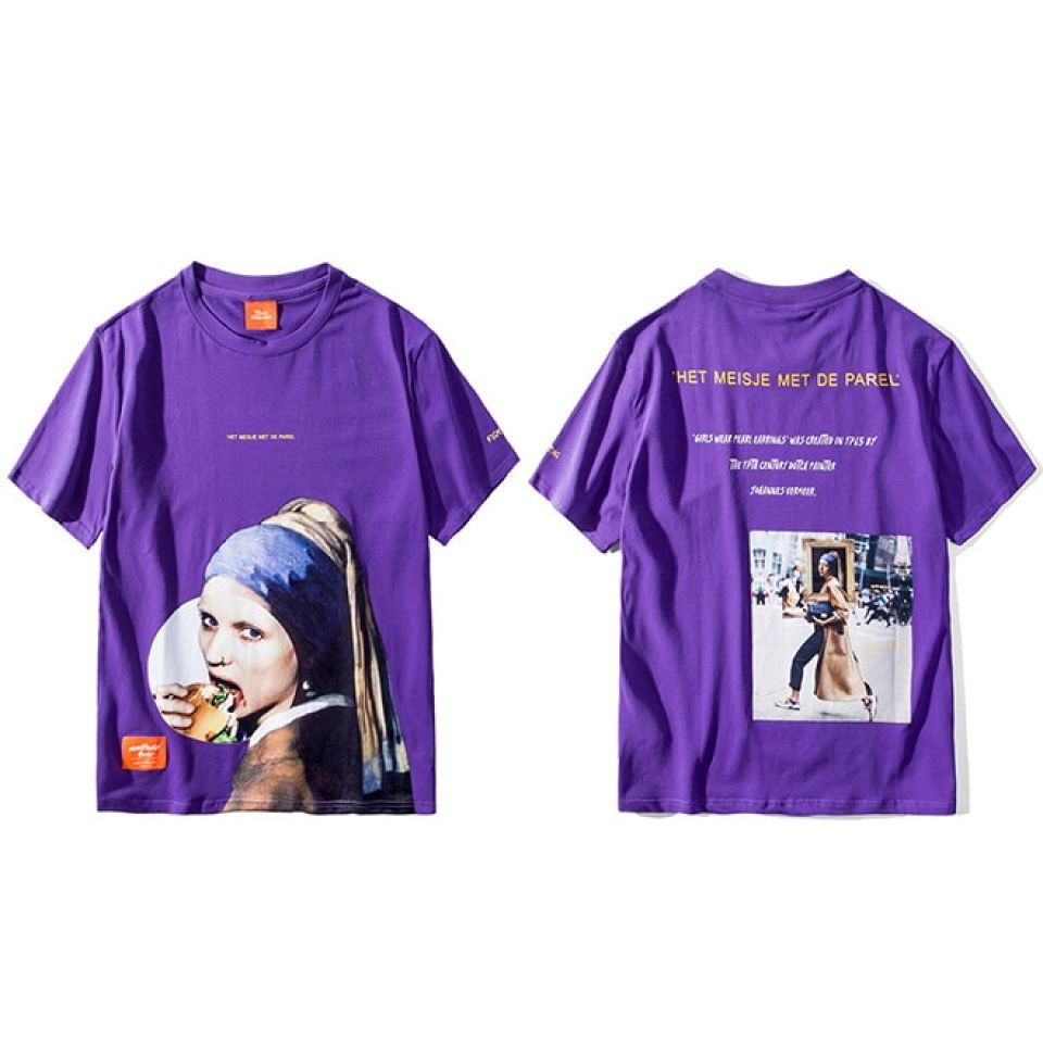 The 'Quirky' Girl With The Pearl Earring Tee HTB1EjICLQzoK1RjSZFlq6yi4VXaZ 204d468f