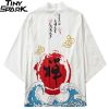 White Waves Poly-cotton Kimono Hcf76adb7c211456094f25bfa31686dedR 220e8fac