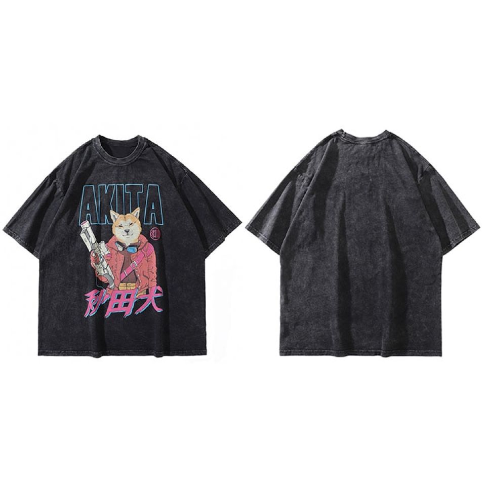 Akita Anime Graphic T-shirt S4531af7e89f44aed9c46c0ff8bd0db177 255e6e0e