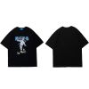 Anime Girl & Cat Graphic T-Shirt H1989862cdc304047898402447c240318G 2775cb52