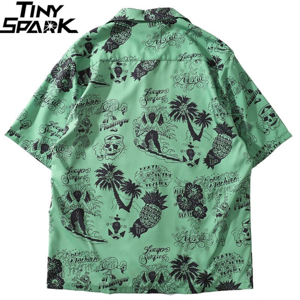 Skull Land Poly-cotton Shirt